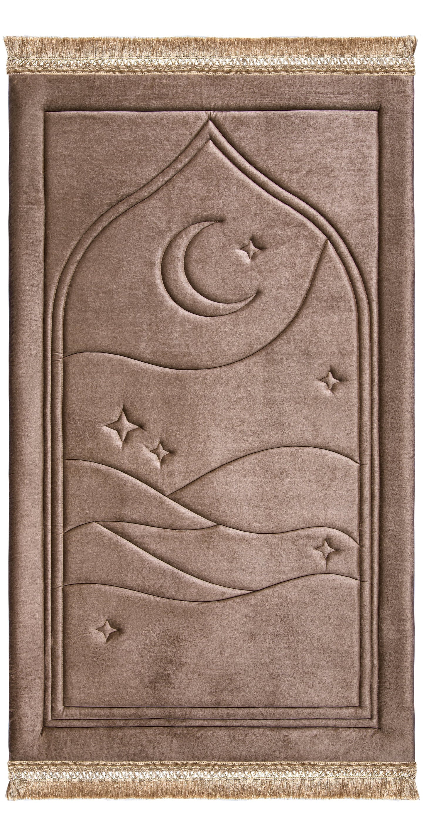 Taupe Dusk Capitone Prayer Mat