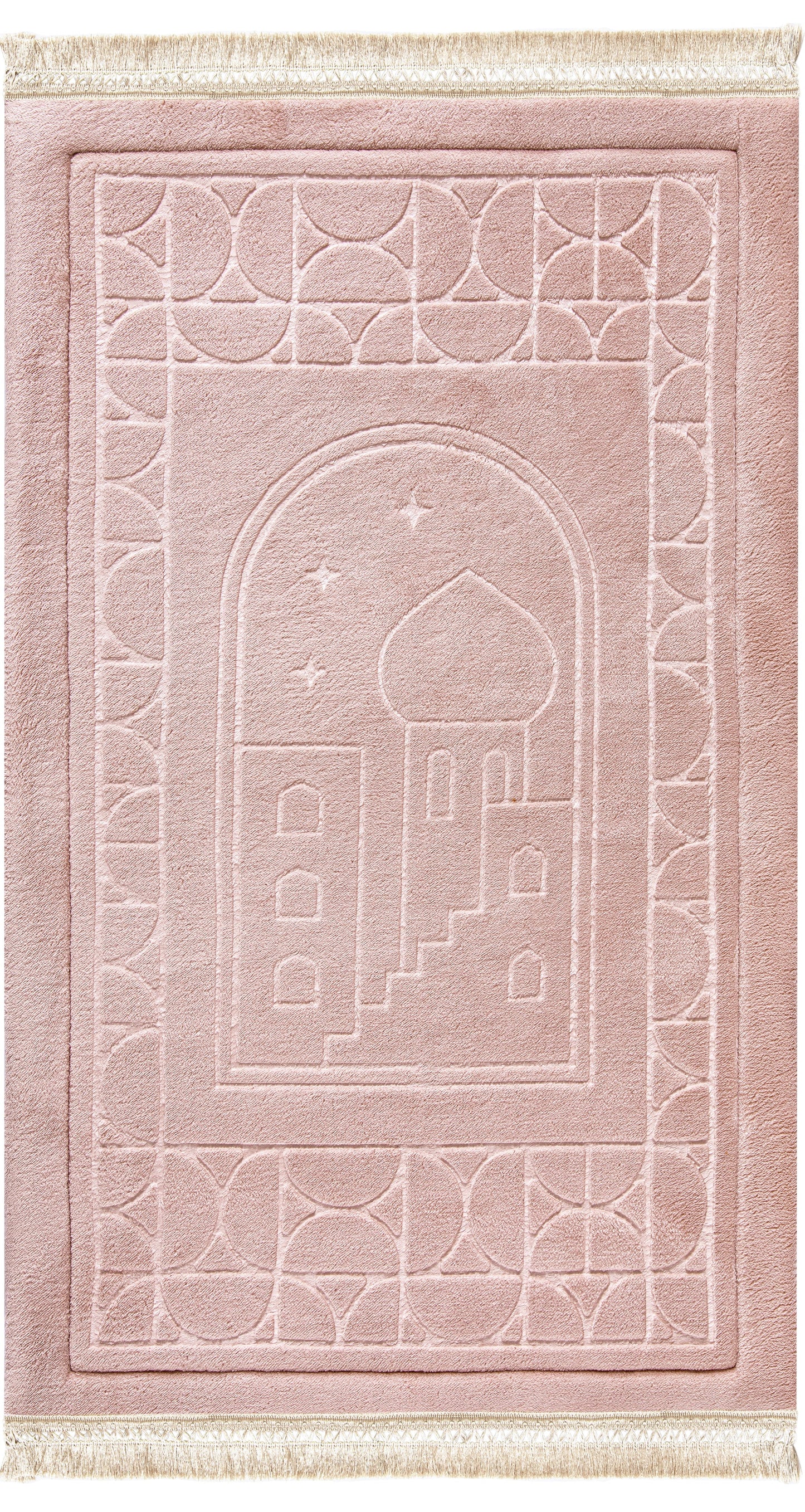 Blush Pink Emboss Prayer Mat