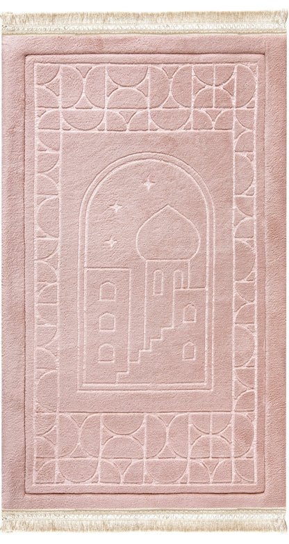 Blush Pink Emboss Prayer Mat