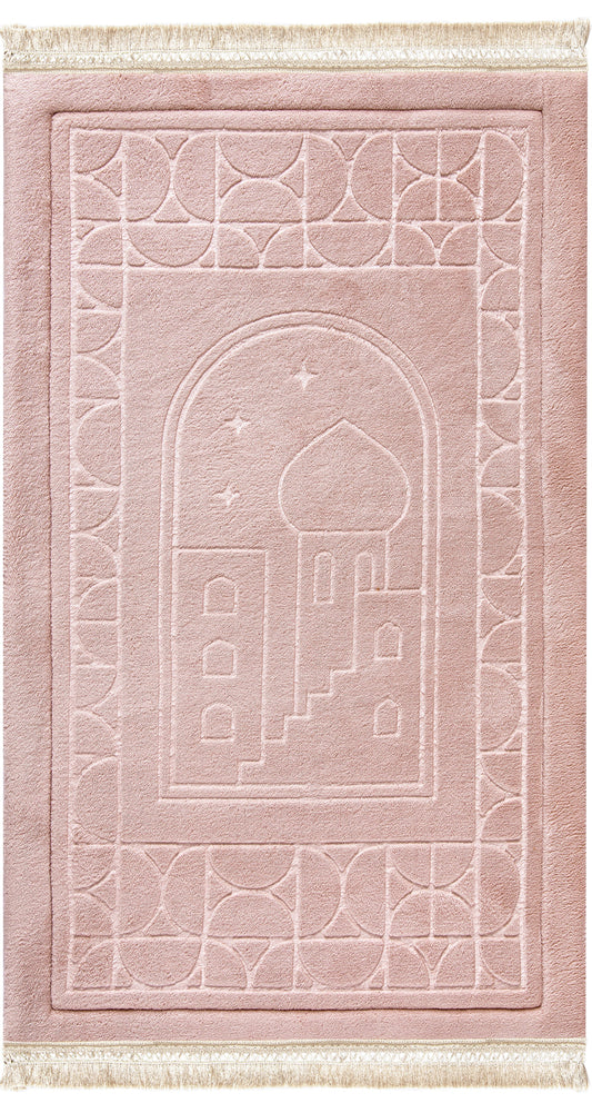 Blush Pink Emboss Prayer Mat