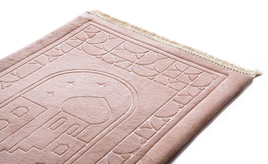Blush Pink Emboss Prayer Mat