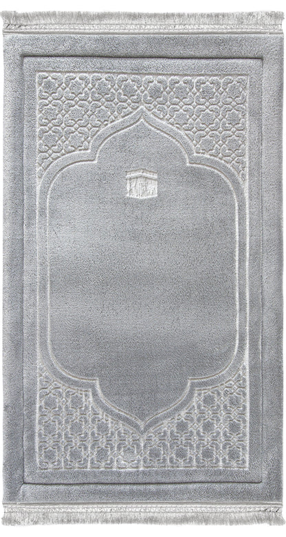 Greyish Emboss Prayer Mat