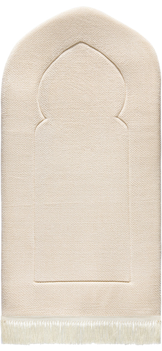 Sand  Arched Plain Prayer Mat