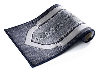  Arabian Islamic Navy Padded Sejadah for Prayers | Urban Rugs