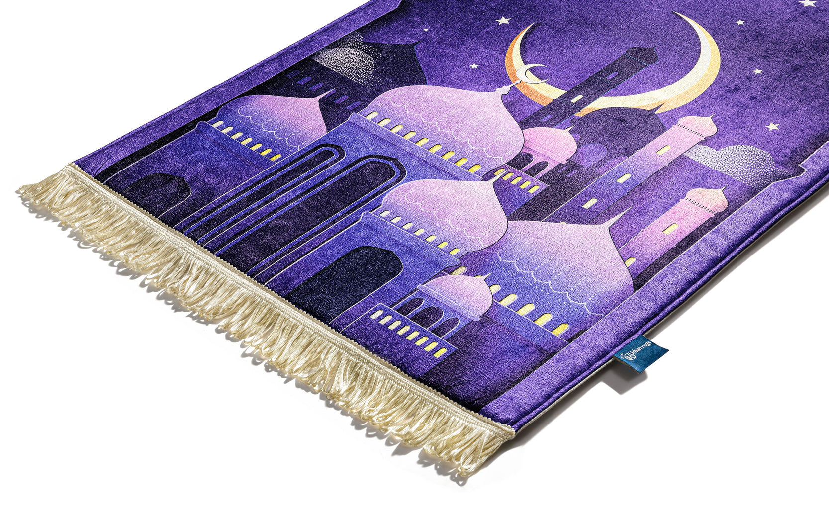 Urban Rugs purple islamic padded prayer rug