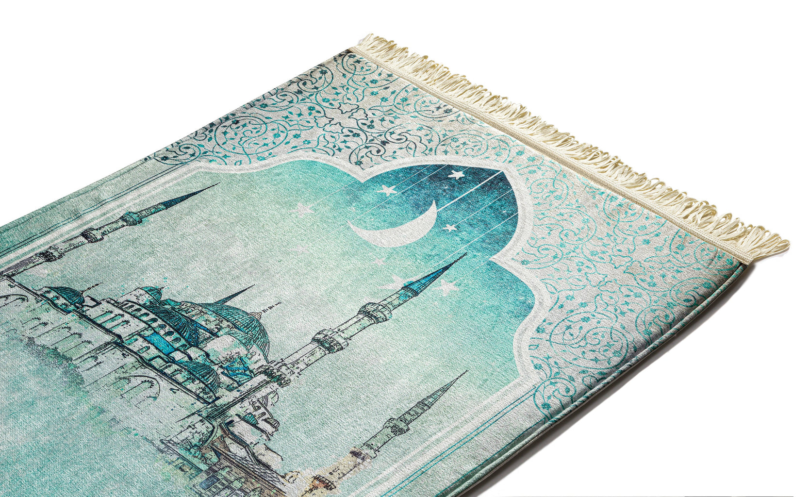 Urban Rugs Light Green Mosque Prayer Mat