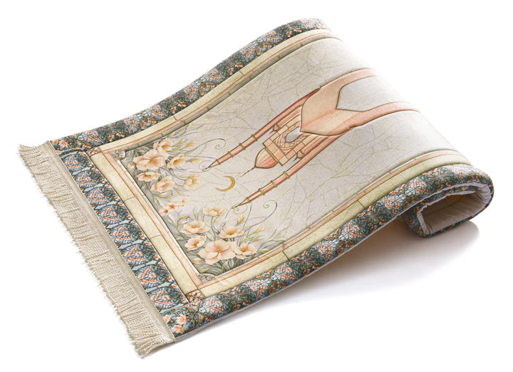 Stained Mat Stained Glass Premium Prayer Mat – Urban Rugs Palestine